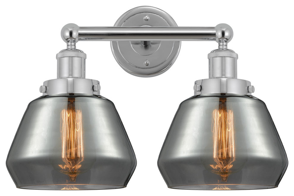 Fulton 2-Light 15.5" Bath Vanity-Light Polished Chrome