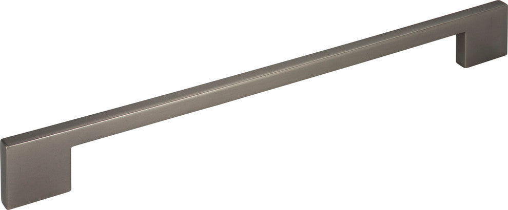 Atlas Homewares A866 Thin Square 11-5/16 Inch Center to Center - Matte Black