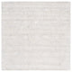Safavieh Couture Abstract Collection, ABT469 Rug, Silver/Blue, 6' Square