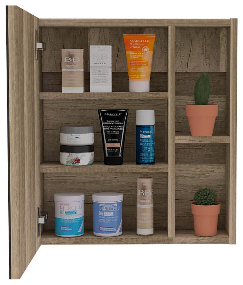 Medicine Cabinet Mirror Clifton, Bathroom, Pine