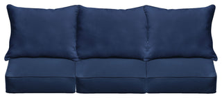 23"x25"x5" Deep Seating Sofa Pillow and Cushion Set, Corded