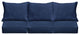 23"x25"x5" Deep Seating Sofa Pillow and Cushion Set, Corded