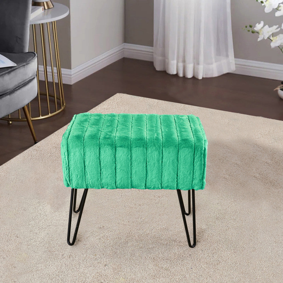 Serenta Super Mink Ottoman, Arcadia, 19''x13''x17''