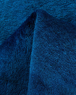 Vibrance, One-of-a-Kind Hand-Knotted Runner Rug Blue, 2'6"x21'7"