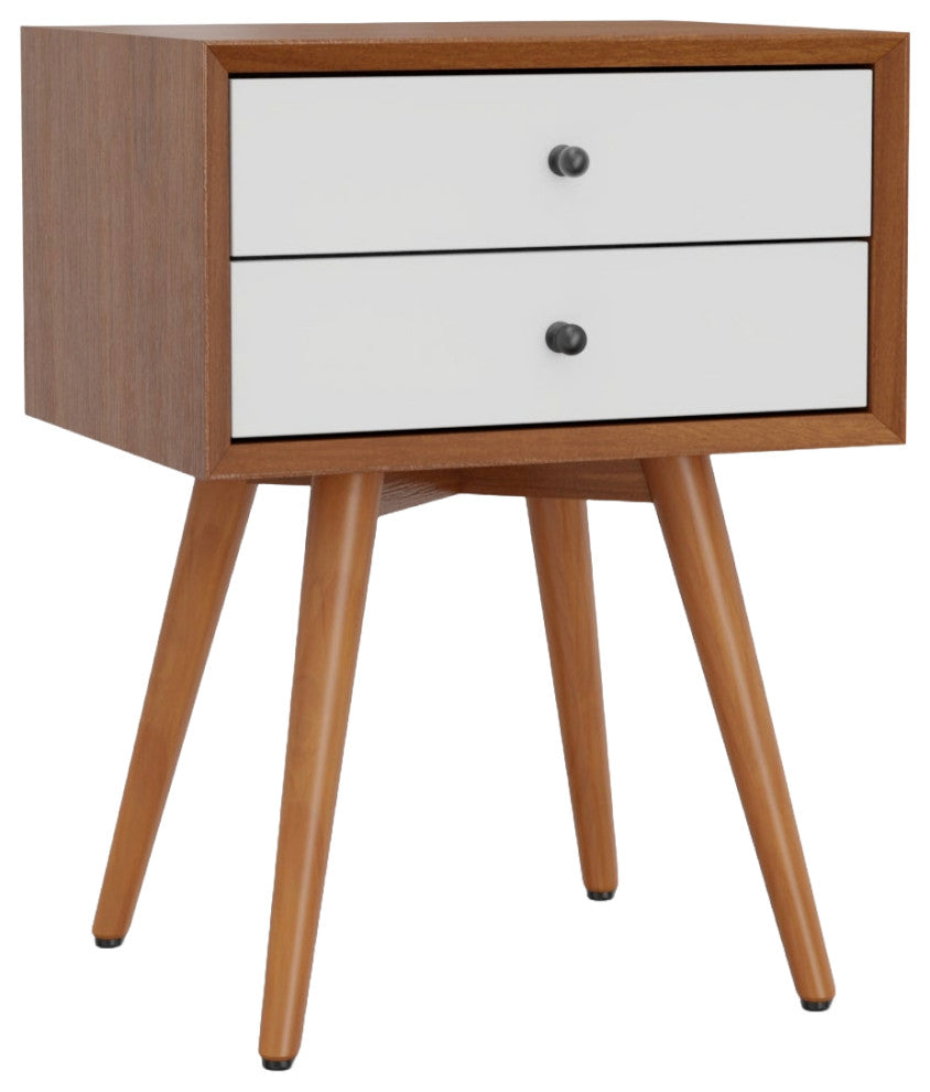 Flynn Small Nightstand, Acorn, Two-Tone
