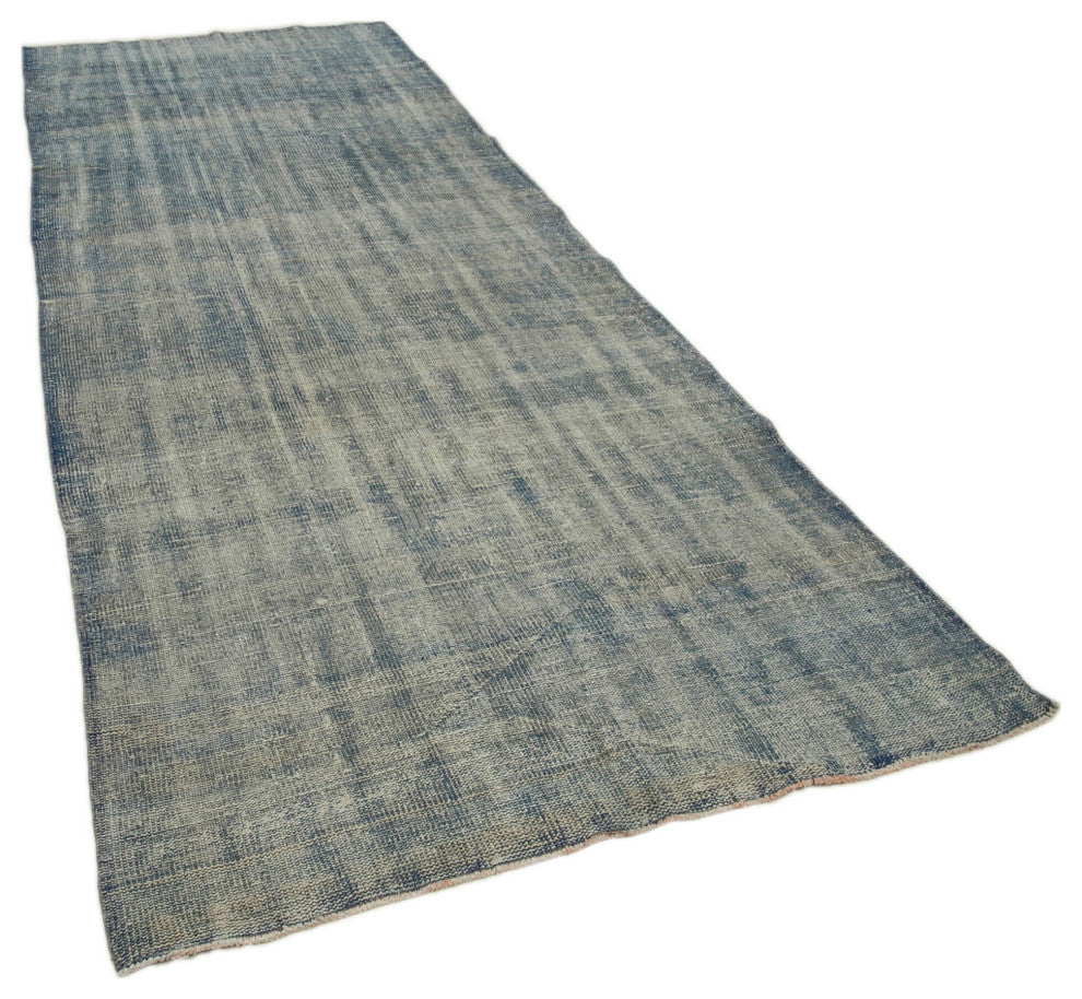 Rug N Carpet - Handwoven Oriental 4' 3" x 11' 6" Vintage Runner Rug