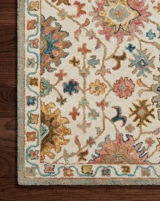 Loloi Padma Ivory / Multi 3'-6" x 5'-6" Accent Rug