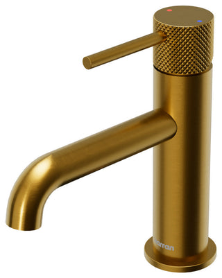 Karran 1-Handle 1-Hole Bathroom Faucet With Pop-up Drain, Gold
