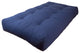 Blazing Needles Renewal 10" Twill Twin Futon Mattress, Navy