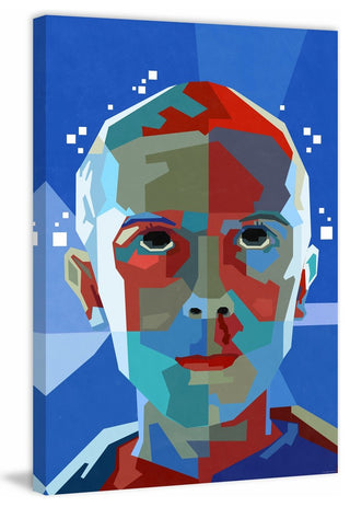 "Stranger Things" Painting Print on Wrapped Canvas, 30"x45"