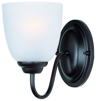 Maxim 10071 Stefan 5"W Bath Light - Oil Rubbed Bronze / Frosted Glass