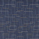 Blue Gold Green White Geometric Squares Durable Upholstery Fabric By The Yard