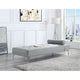 Lv00826, Sofa Bed With Pillow, Gray Melange Velvet, Quenti