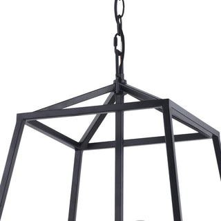 Hayes Four Light Pendant, Black