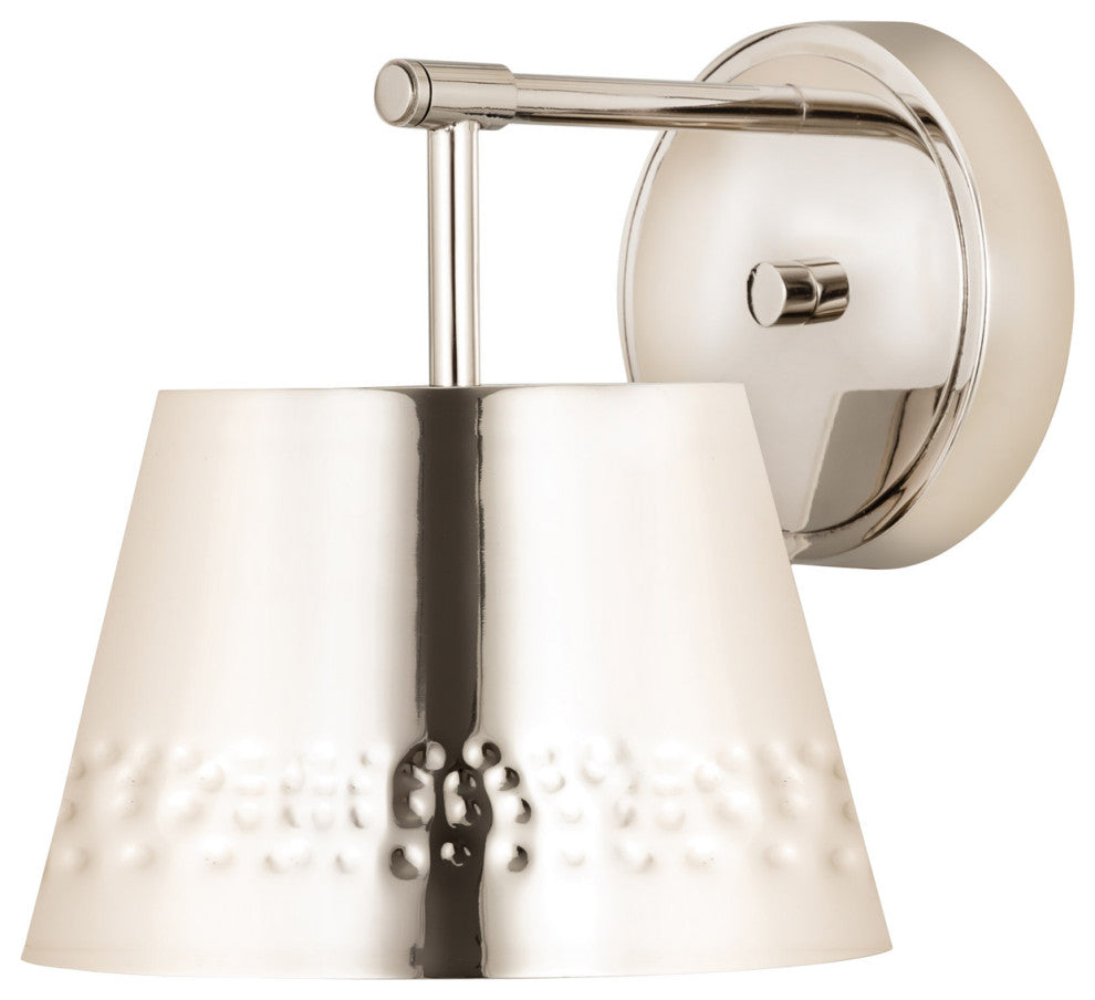 Zlite 6013-1S-PN 1-Light Wall Sconce, Polished Nickel