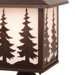 Vaxcel Lighting OP33485 Yosemite 1 Light Outdoor Post Light - Burnished Bronze