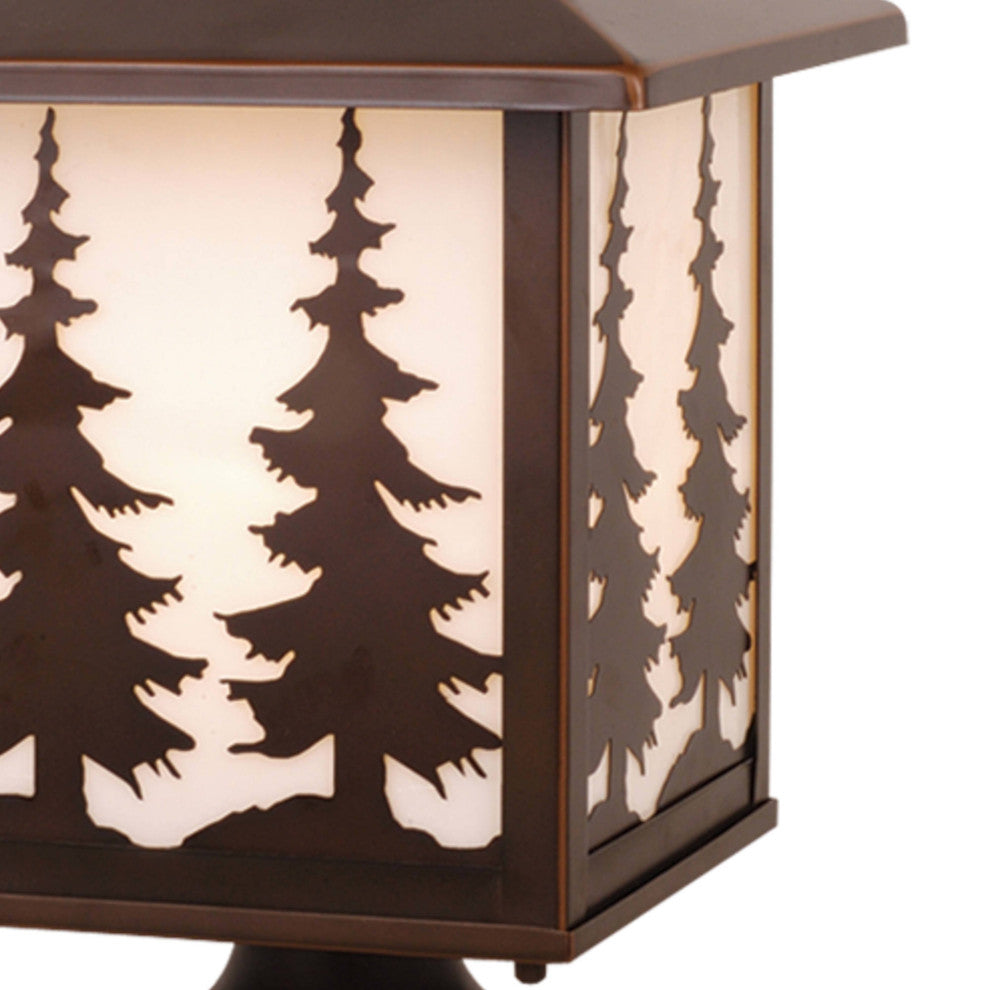 Vaxcel Lighting OP33485 Yosemite 1 Light Outdoor Post Light - Burnished Bronze