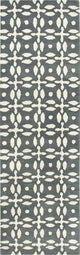 Rizzy Home Opus OP8231 Gray Print Area Rug, 8' Round