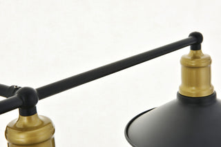 Elegant Lighting LD4033W33 Etude 3 Light 33"W Bathroom Vanity - Black