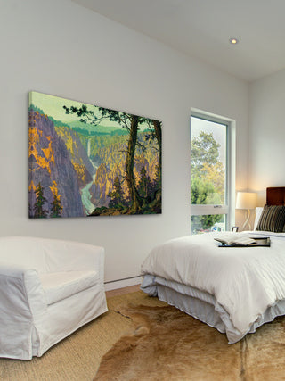 "Grand Canyon 2" Painting Print on Wrapped Canvas