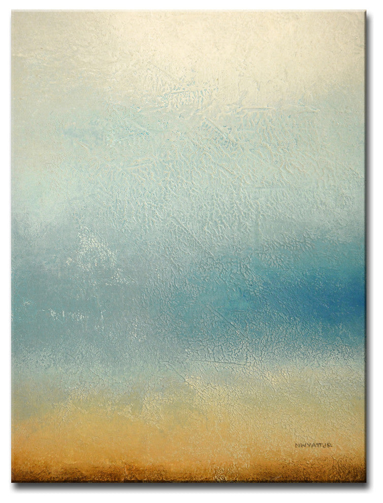 Ready2HangArt Abstract Canvas Art ''Escape'' by Norman Wyatt, 30"x20"
