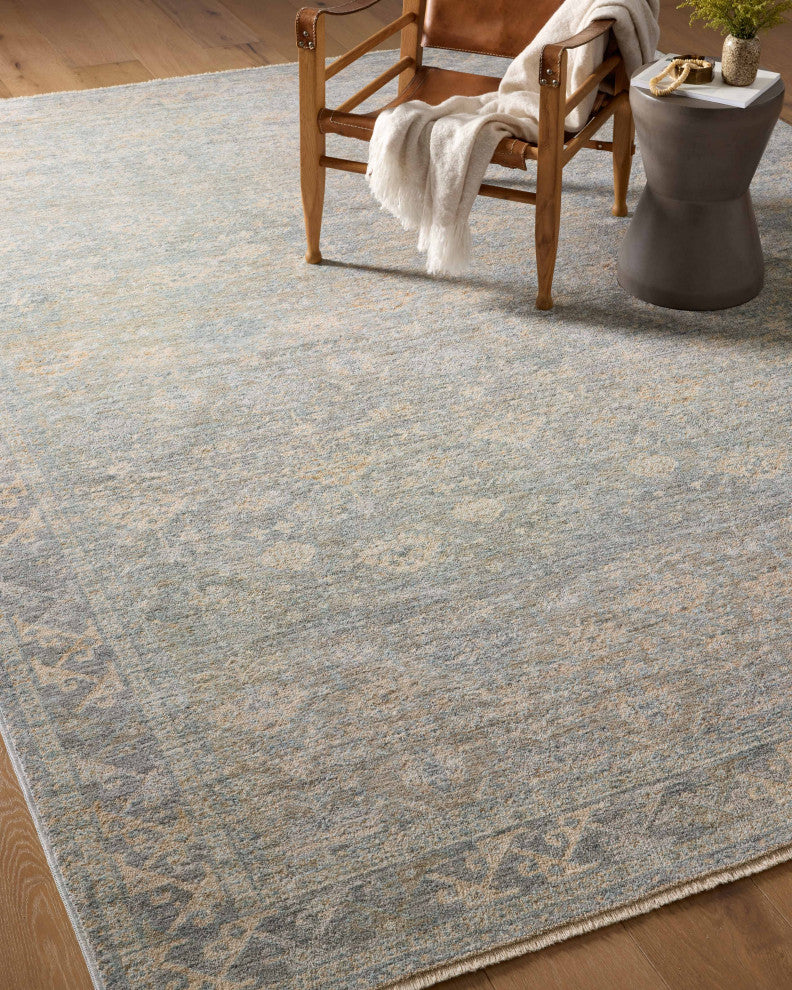 Angela Rose x Loloi Blake Sky / Beige 11'-6" x 15'-7" Area Rug