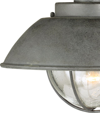Harwich 10" Outdoor Pendant Textured Gray