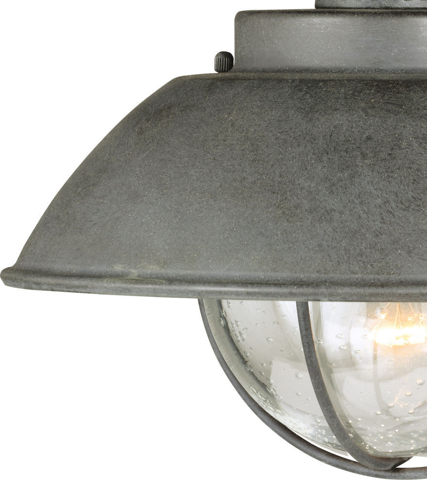 Harwich 10" Outdoor Pendant Textured Gray