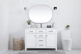 48" Single Bathroom Vanity, White