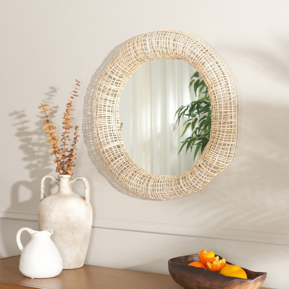 Safavieh Alia 24" Mirror, Natural