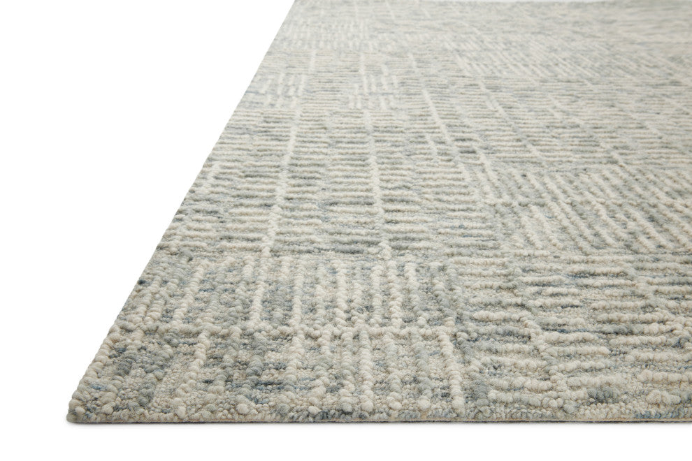 Loloi Tallulah Sky / Ivory 18" x 18" Sample Rug