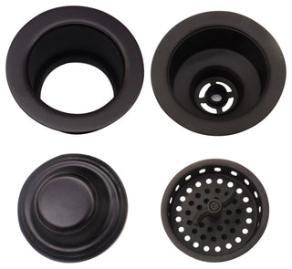 CO2175 3.5" Wing Nut Twist, Kitchen Sink Basket Strainer, Oil Rubbed Bronze