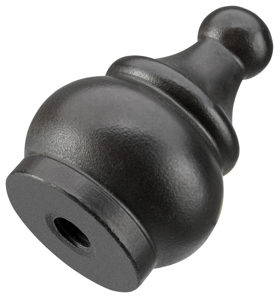 24017-32, Set of 2 Steel Lamp Finial, Oil Rubbed Bronze Finish, 1 1/2" Tall