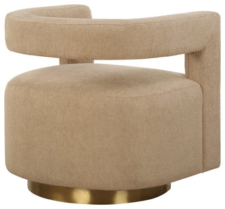 Uttermost Grounded Modern Swivel Chair