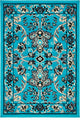 Unique Loom Turquoise Washington Sialk Hill 2' 2 x 3' 0 Area Rug