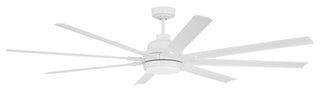 Craftmade 72" Rush, White With White Blades"