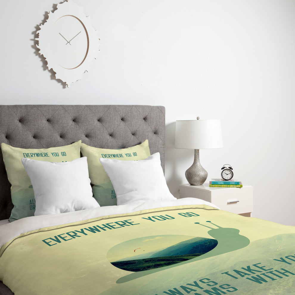 Deny Designs Belle13 Always Take Your Dreams With You Duvet Cover - Lightweight