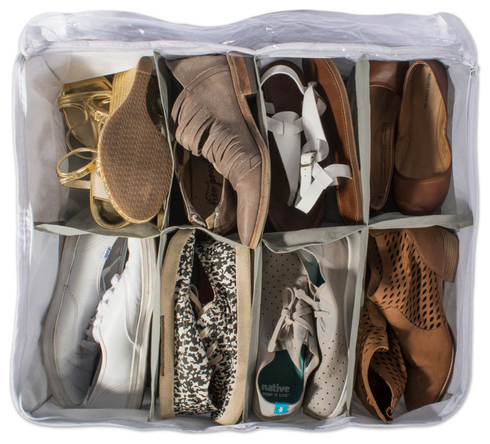 Gray 8 Shoes Soft Storage