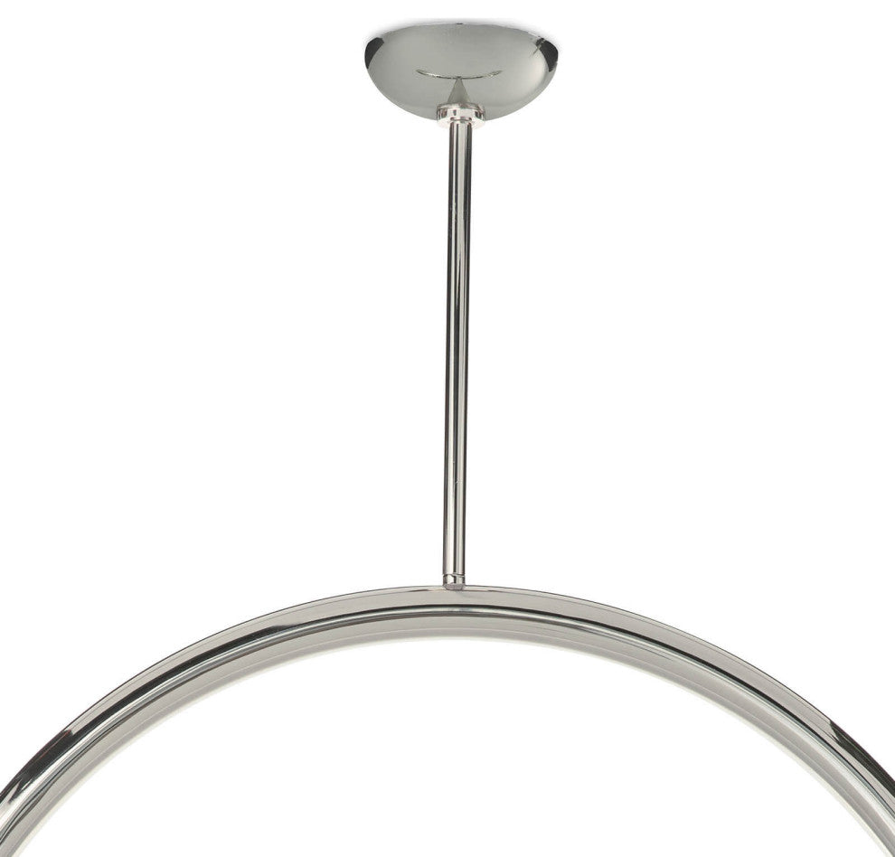 Happy Pendant Large, Nickel