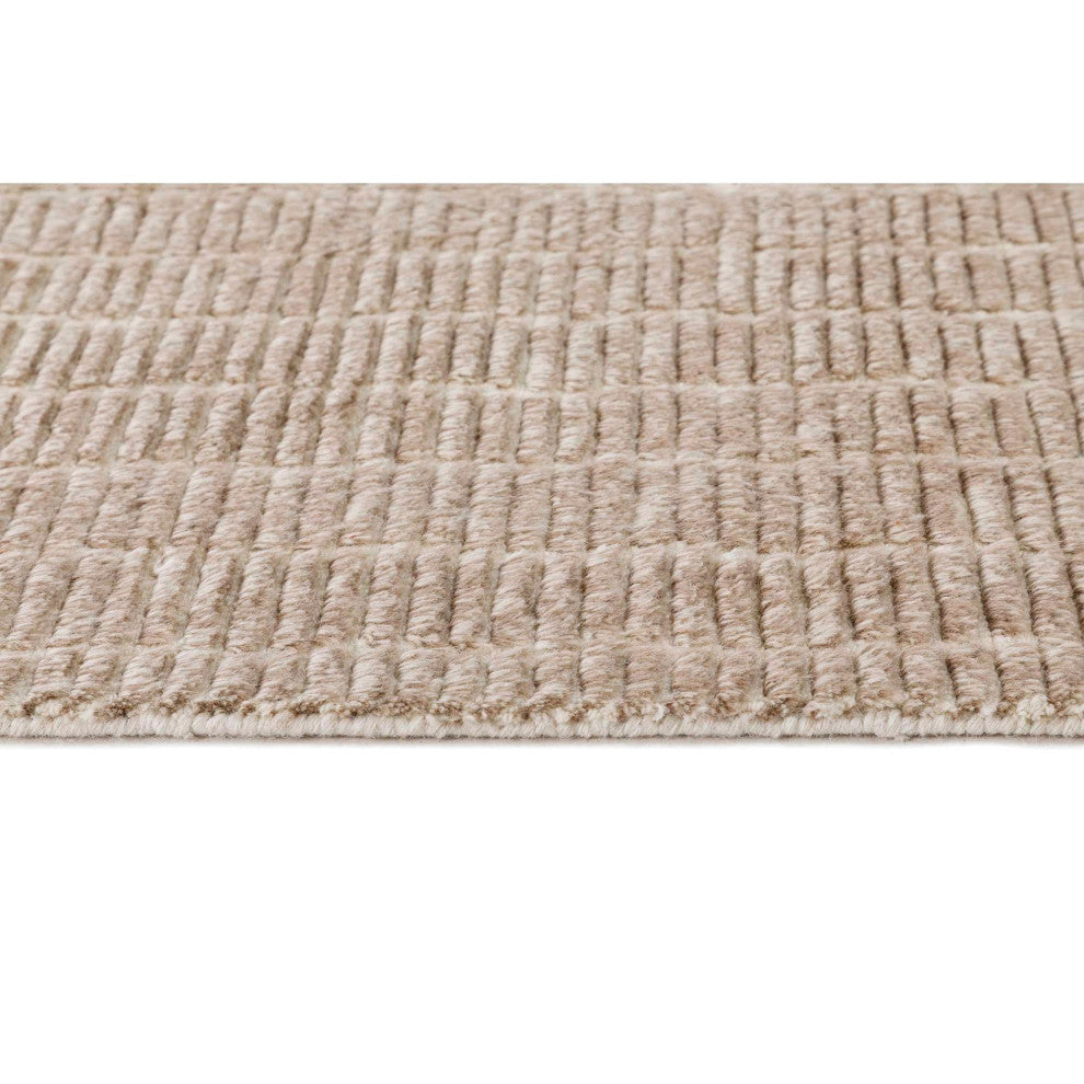 Creed Tufted Area Rug, Brown, 8'x10'