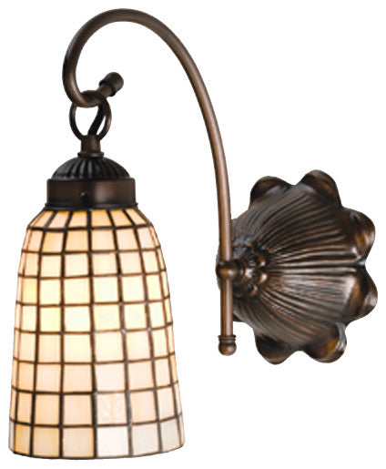 Meyda lighting 18643 6"W Terra Bone Wall Sconce