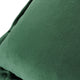 Conner 20" Velvet Throw Pillow, Set of 2, Forest Green