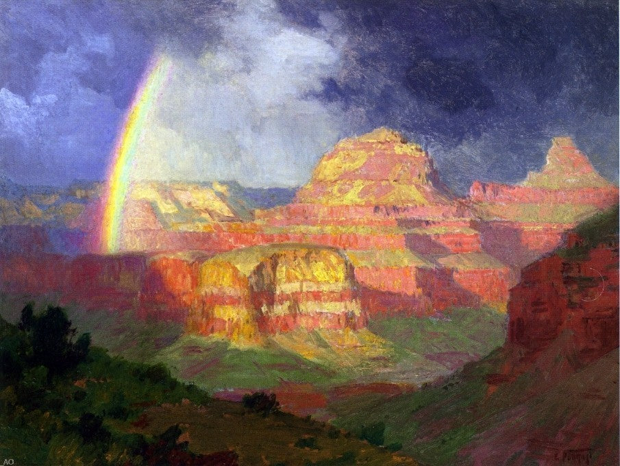 Edward Potthast The Grand Canyon, 21"x28" Wall Decal Print
