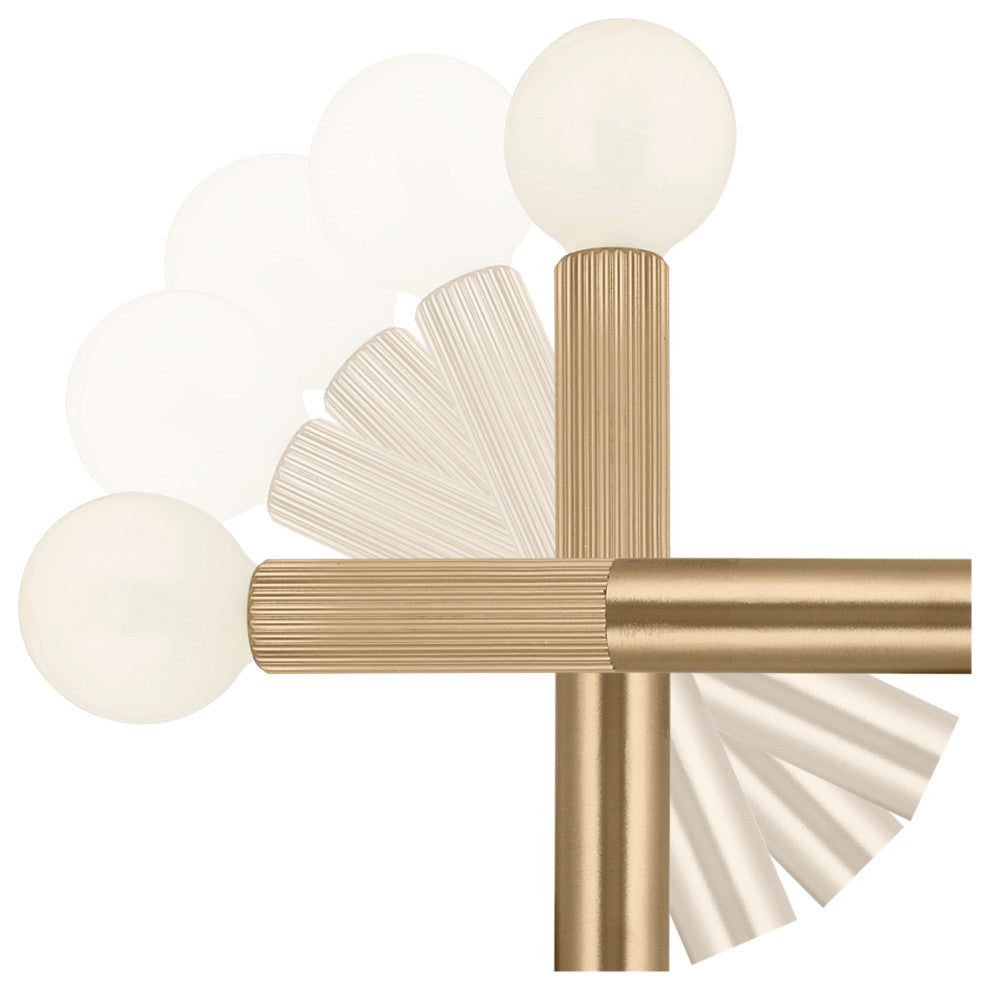 Odensa 2 Light Wall Sconce, Champagne Bronze