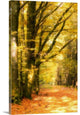 "Yellow Wood" Wrapped Canvas Art Print, 24"x36"x1.5"