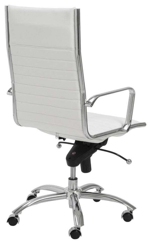 LuvModern Boss Executive Adjustable Swivel Office Chair, White