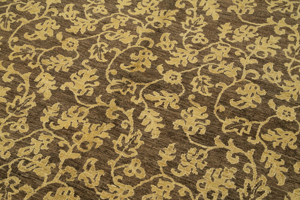 Rug N Carpet - Handmade Oriental 8' 0" x 9' 8" Pastel Oushak Area Rug