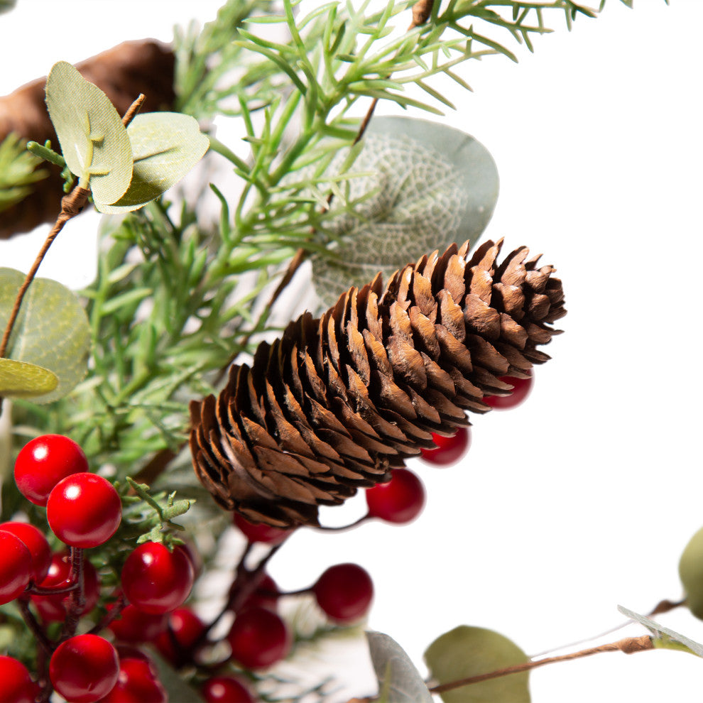 20"H Christmas Floral Table Tree Decor