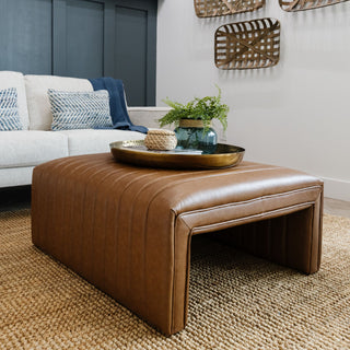 Atkinson PU Coffee Table, Vintage Cider