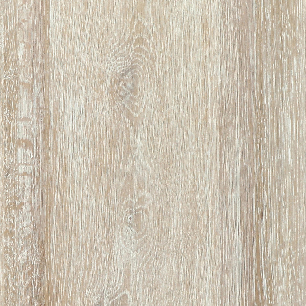 Tiber 74" Oak Veneer Buffet Sideboard, Whitewashed